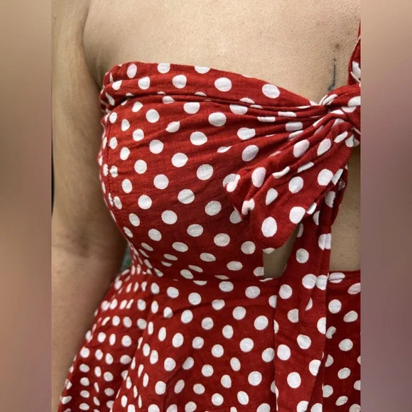 Polka Dot Tube Top - Picture 3 of 3